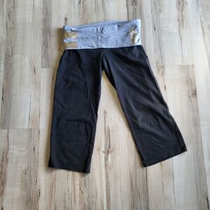 VS Pink Capri Yoga Bling Flip Over WAISTBAND 2014 Y2K 00s